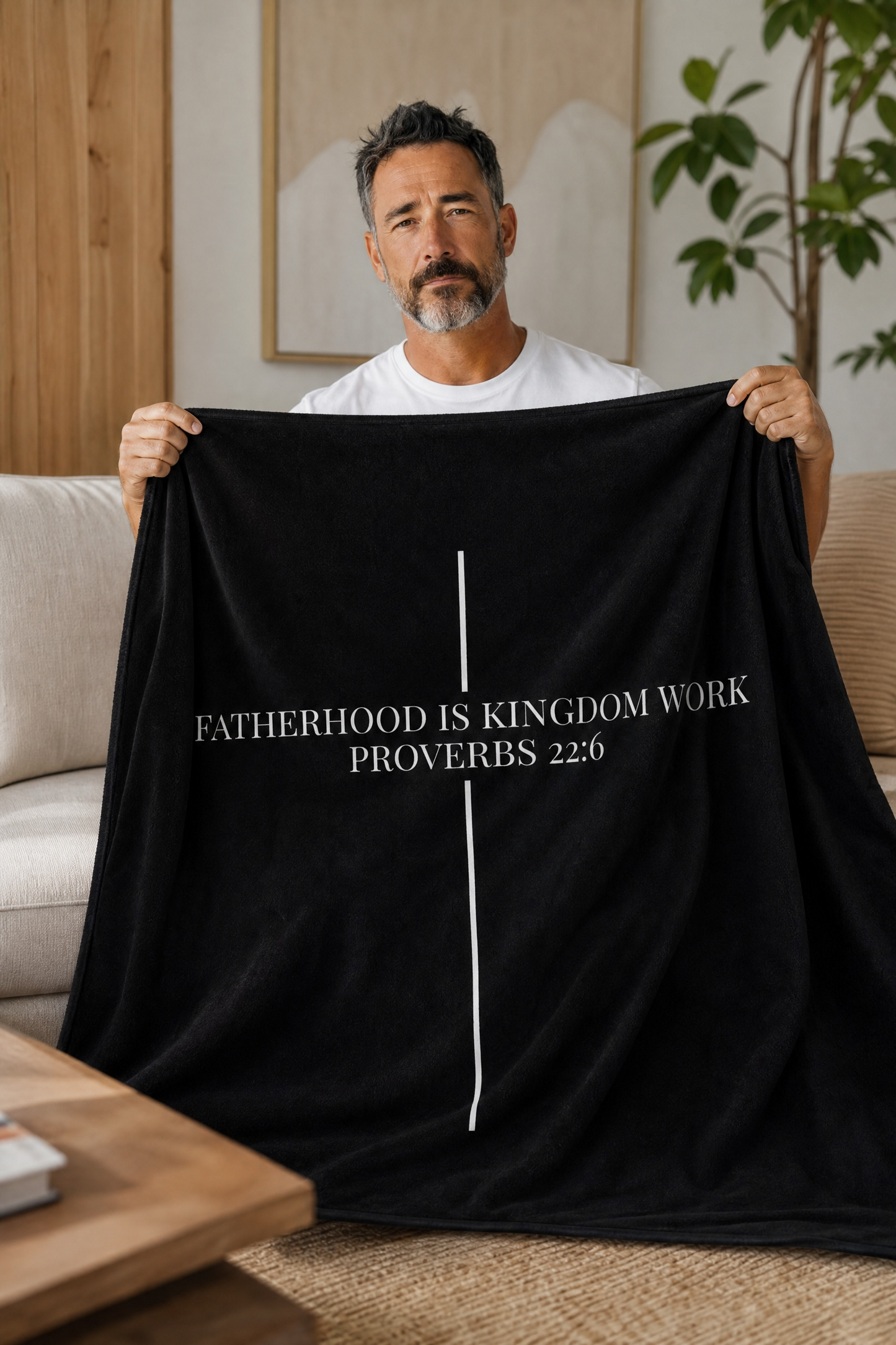 Fatherhood Summer Fleece blanket